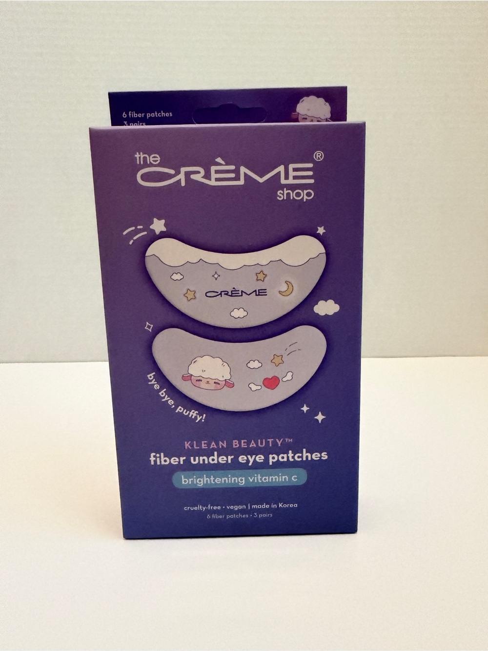 Box, 3 pairs per box Beauty Fiber Under Eye patches